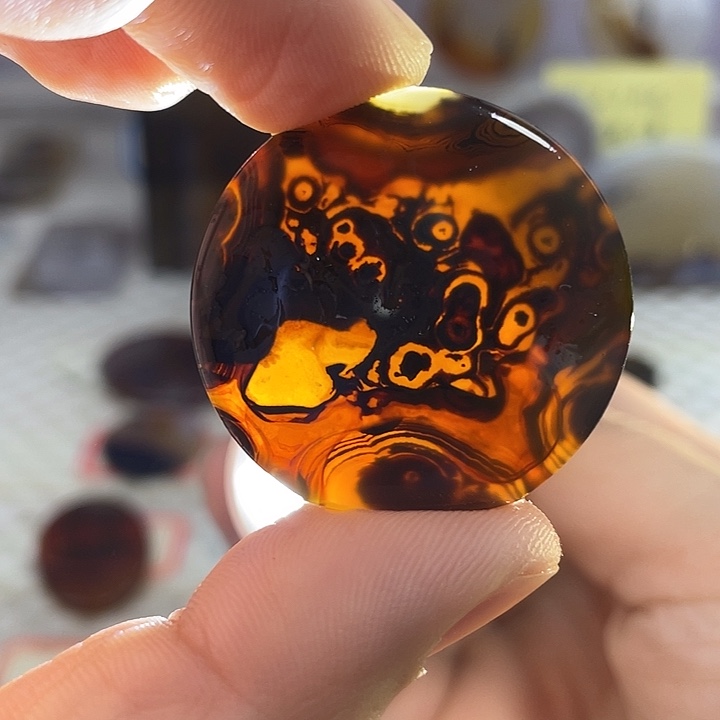 玛瑙/玉髓合金颈饰