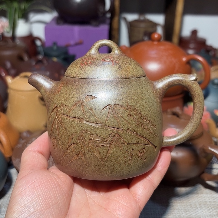 茶壶紫砂原矿宜兴紫砂微瑕