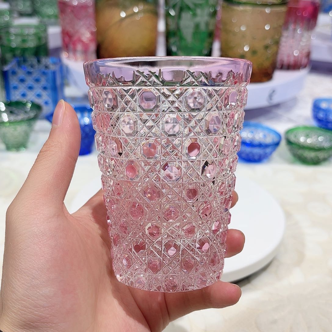 水晶杯水晶花瓶果盘通宝工艺品