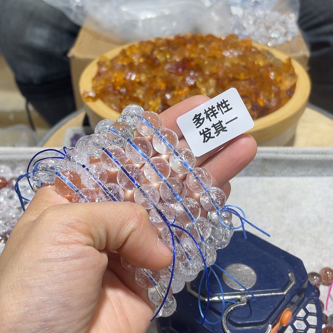 水晶手串11m m未镶嵌多样性发一条b s 501