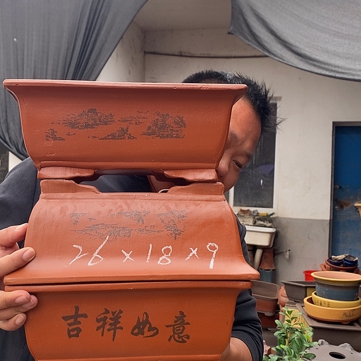 紫砂花盆宜兴紫砂