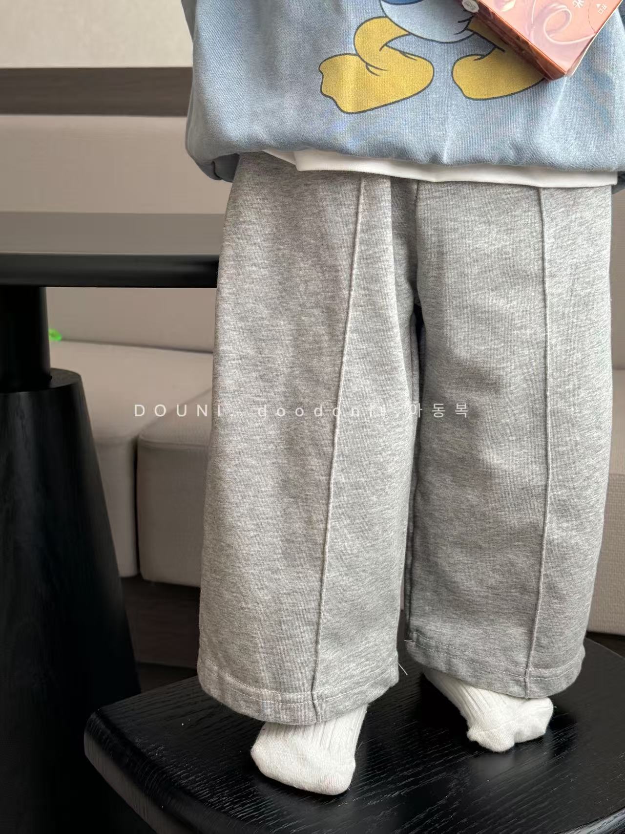 Doodonii 豆泥 2025秋季新款儿童休闲长裤男女童百搭直筒卫裤韩版