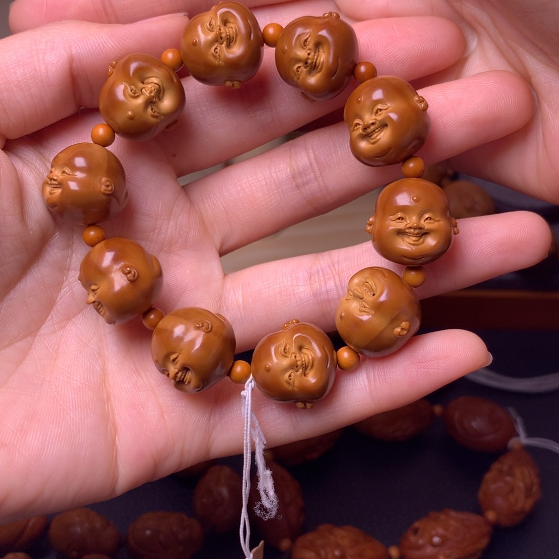 橄榄核手串/手链十分开心