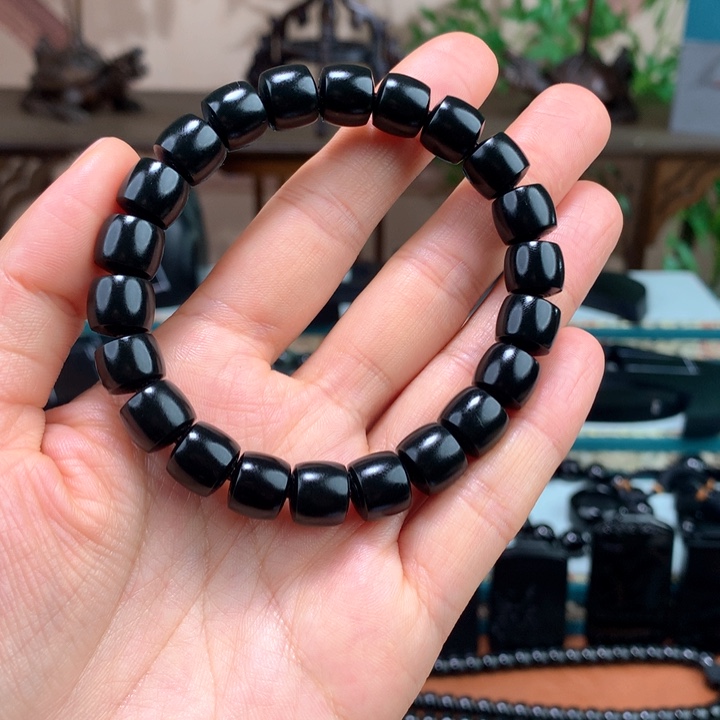 和田玉（青玉）手链未镶嵌