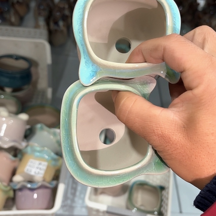 红陶量货｜口6-8高5.5深浅搭配发6