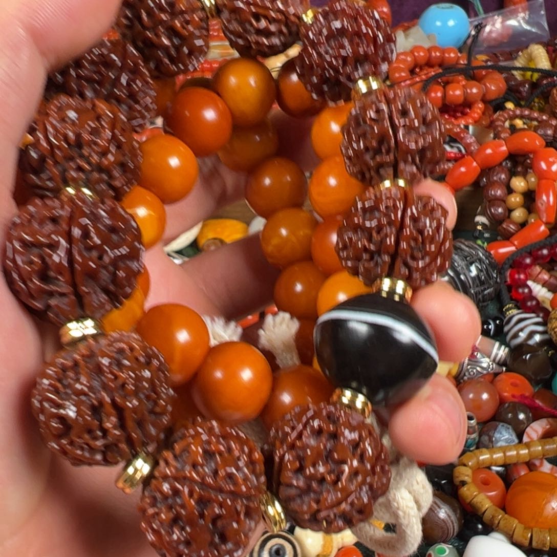 凤眼菩提吊坠视***5手持