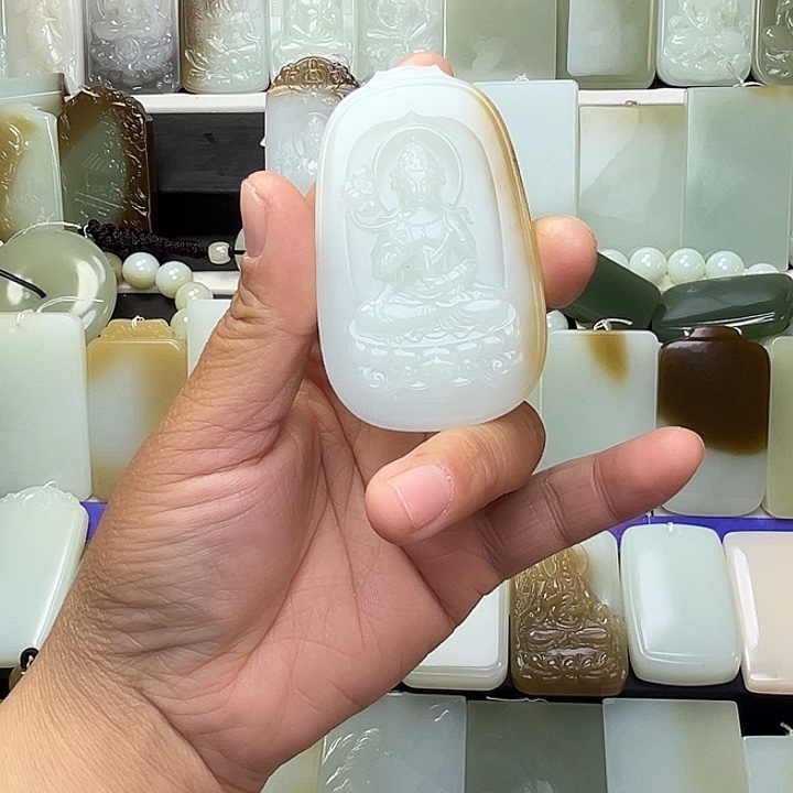 颈饰未镶嵌和田玉ゞ****ヾ