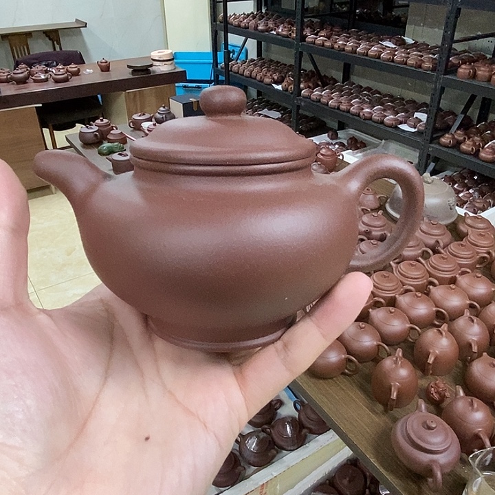 茶壶紫砂大掇子老紫泥