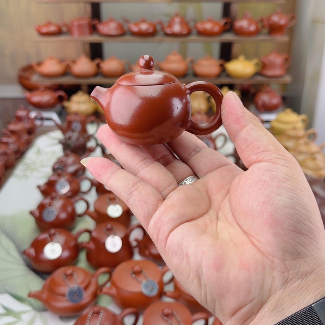 静***味茶壶紫砂1被大红袍西施壶