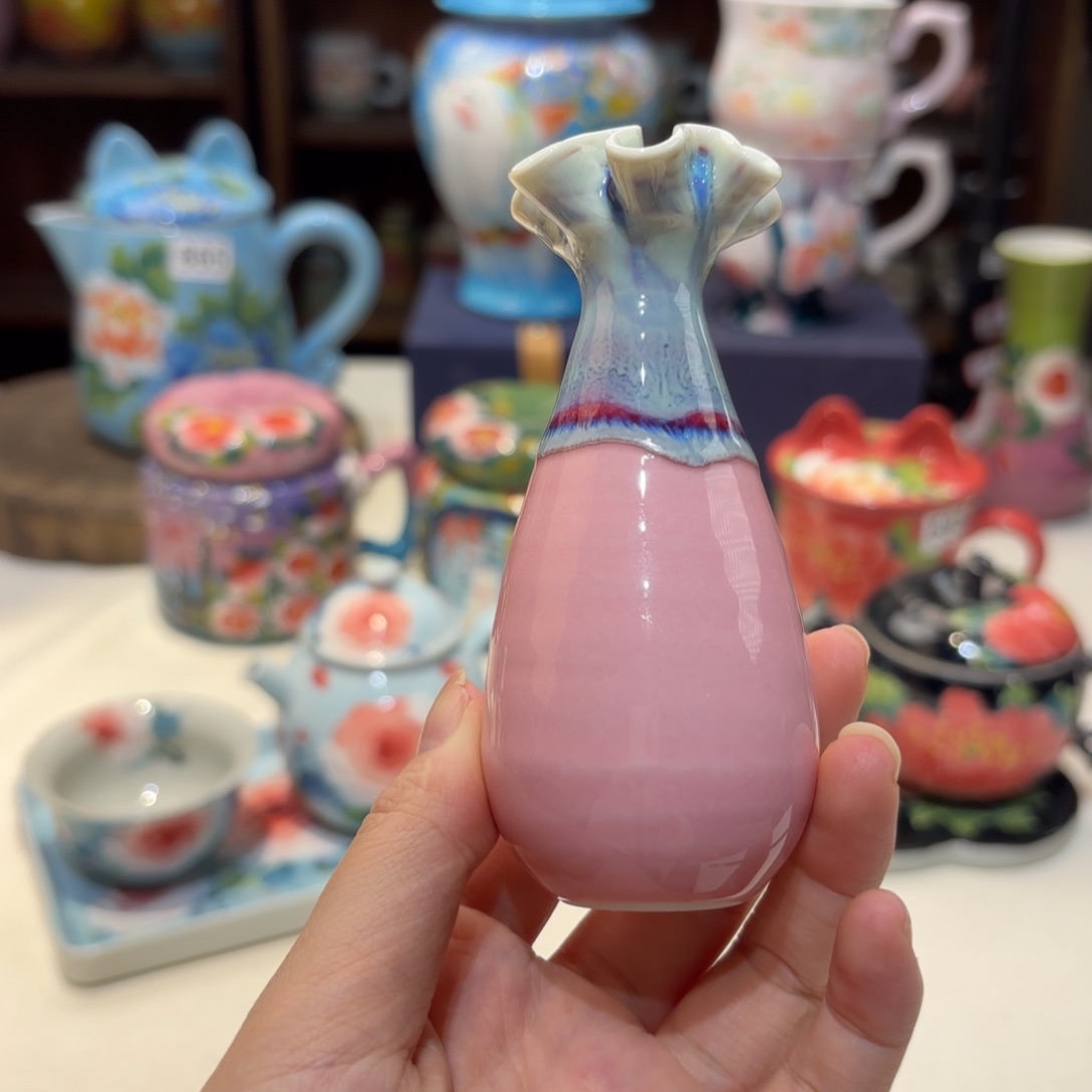 景德镇手绘高温釉下彩陶瓷茶具