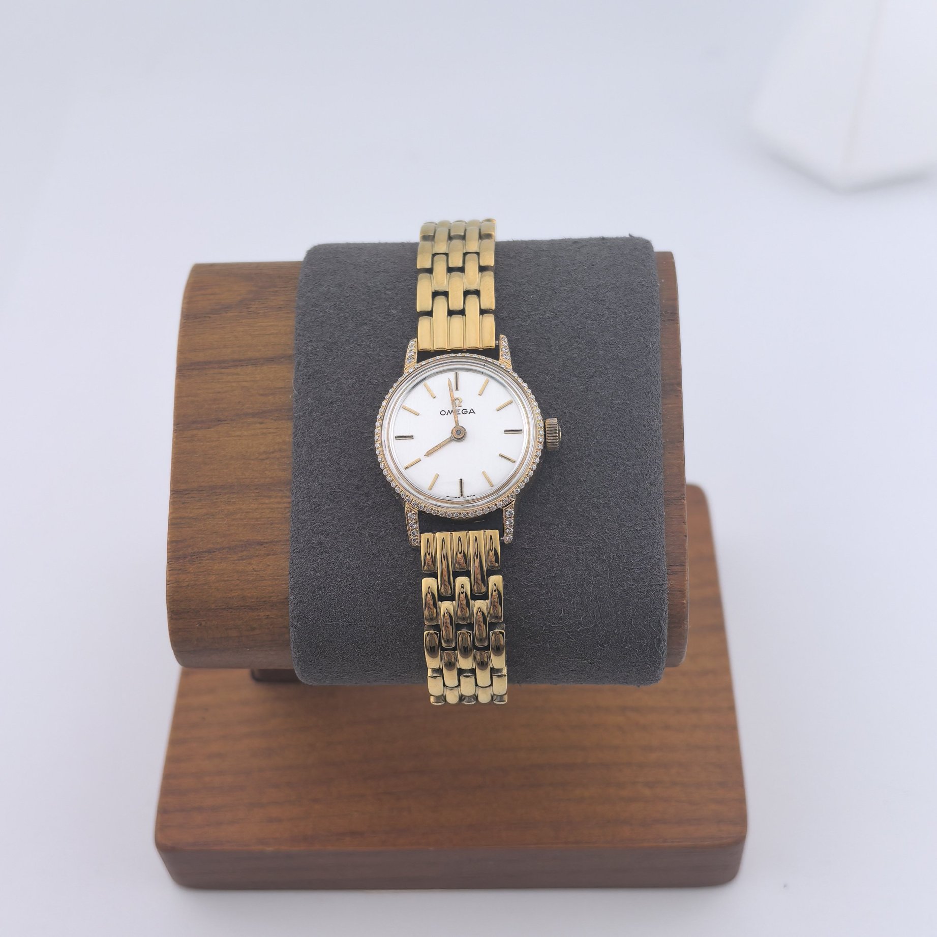 95新 Omega/欧米茄  中古欧米茄女表/手动机械/21mm/01893