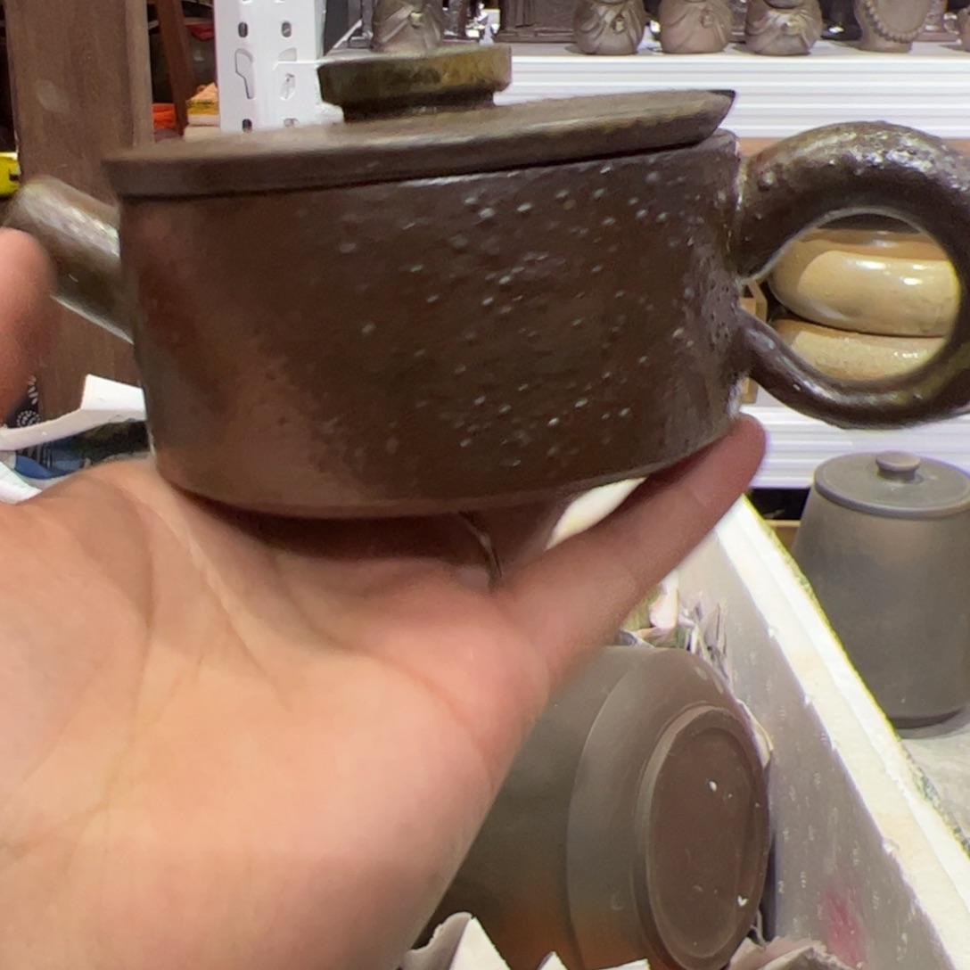 贵台龙窑柴烧茶壶180