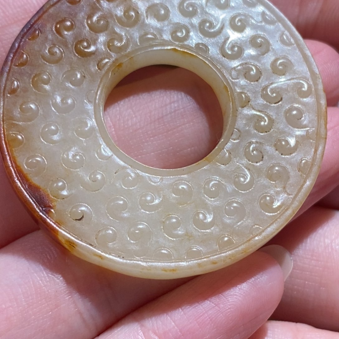 和田玉珠子未镶嵌三*