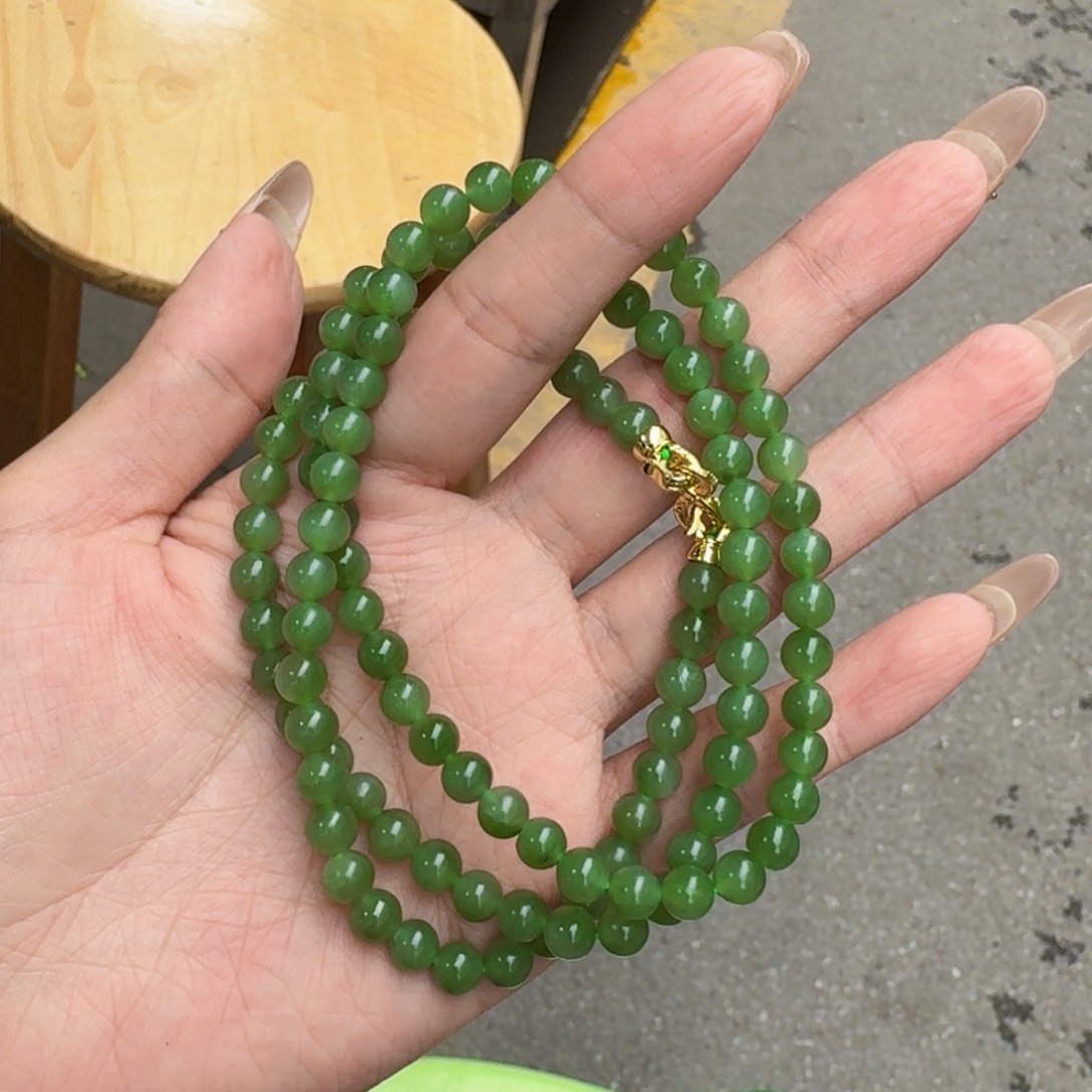 和田玉未镶嵌颈饰多样性发货 拍一发一卡6左右