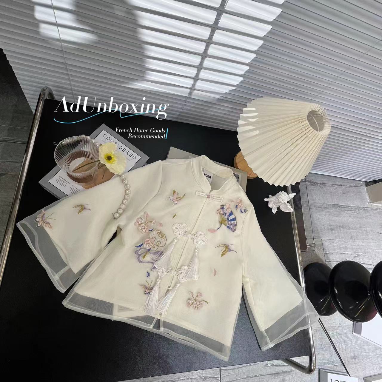 〖ANDI〗订制春季新款中大童古风外套亲子装新中式上衣2133