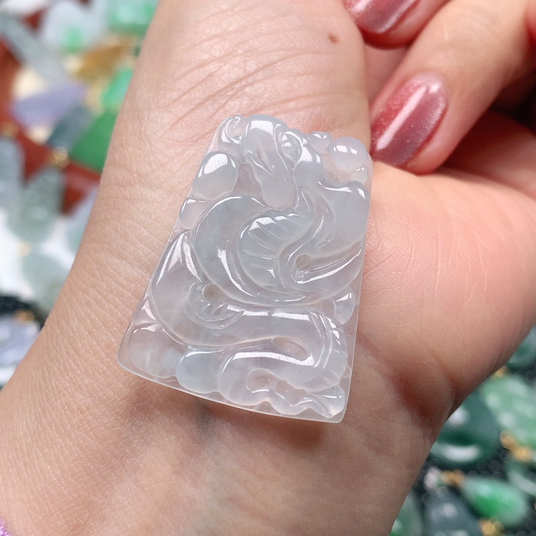 【闪购商品】翡翠吊坠(不含链)18K金镶嵌