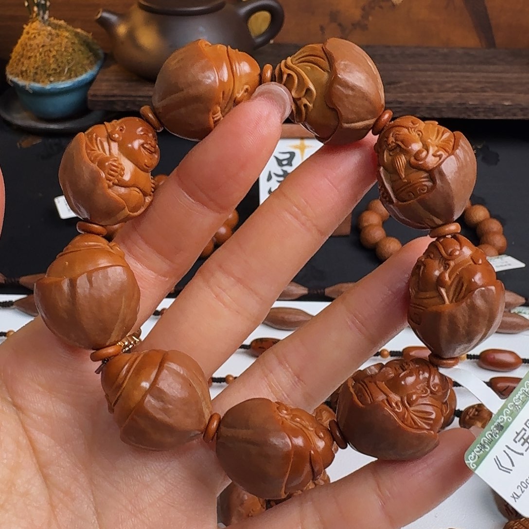 橄榄核手串/手链八宝财迷