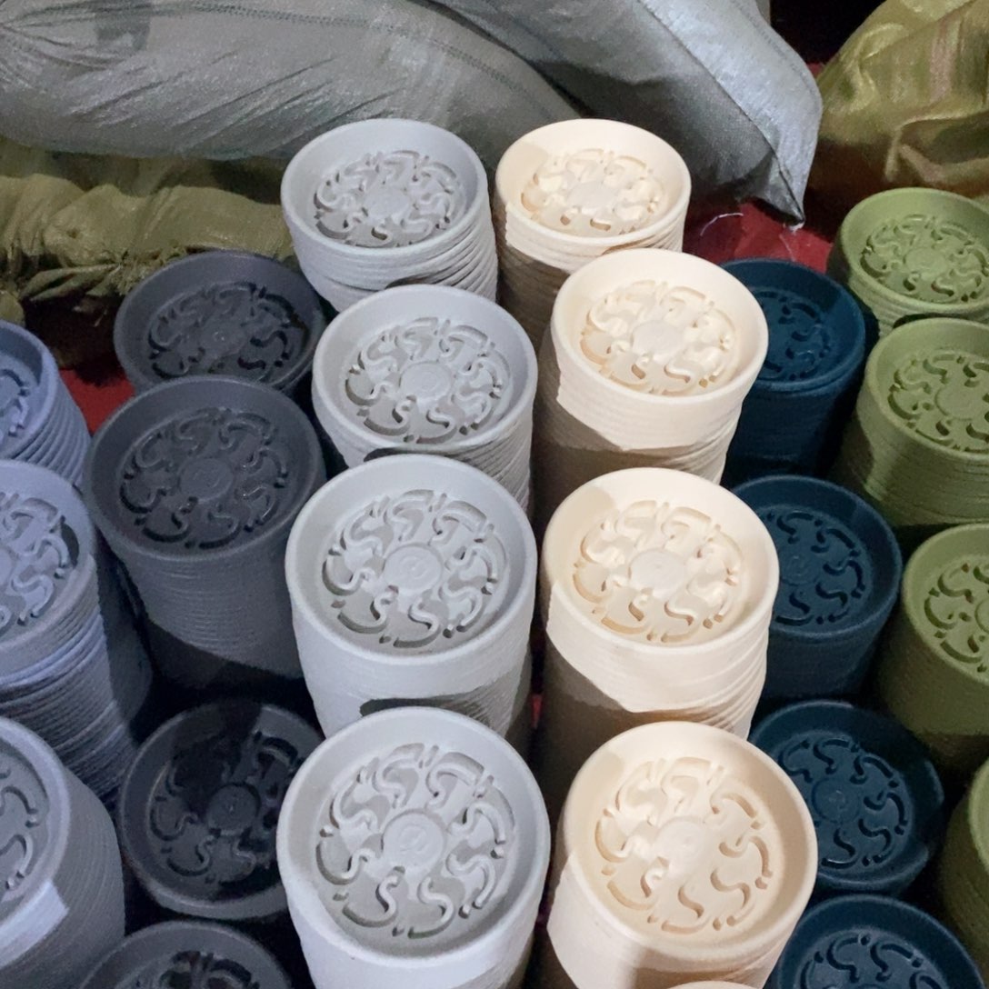 树脂拖盆180灰白13