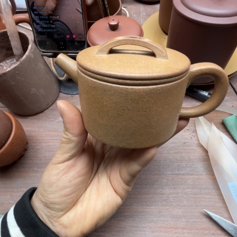 紫砂茶壶苹**冠全手工茶壶