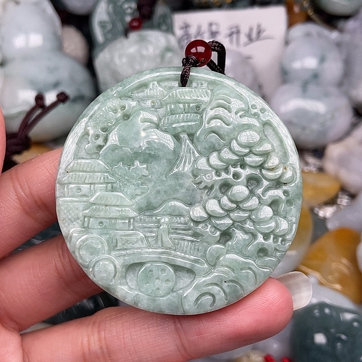 颈饰未镶嵌翡翠翡翠