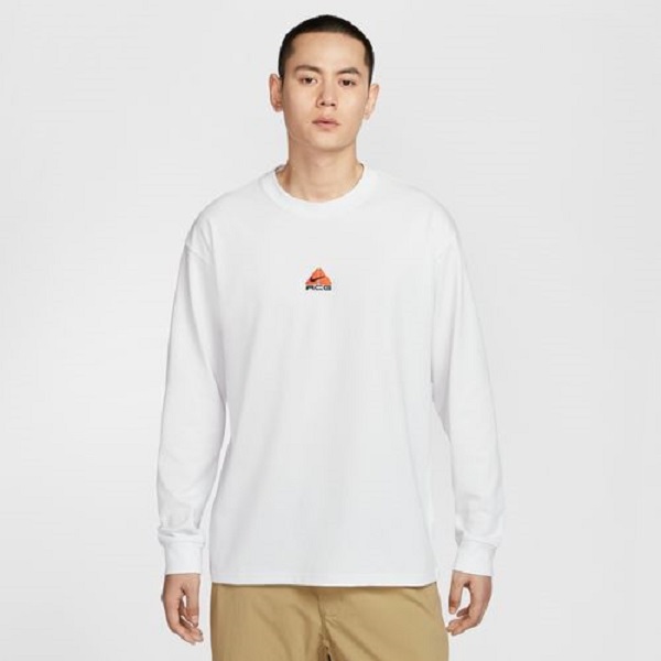 NIKE/耐克官方正品男ACG宽松复古休闲白色长袖T桖DR7754-121