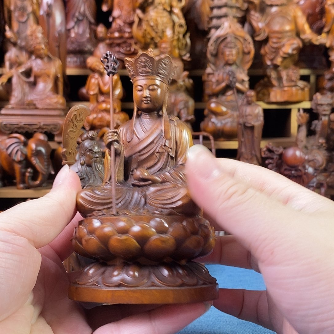 木鼓**牛小叶黄杨木工艺品