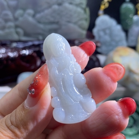 【闪购商品】颈饰未镶嵌翡翠观音