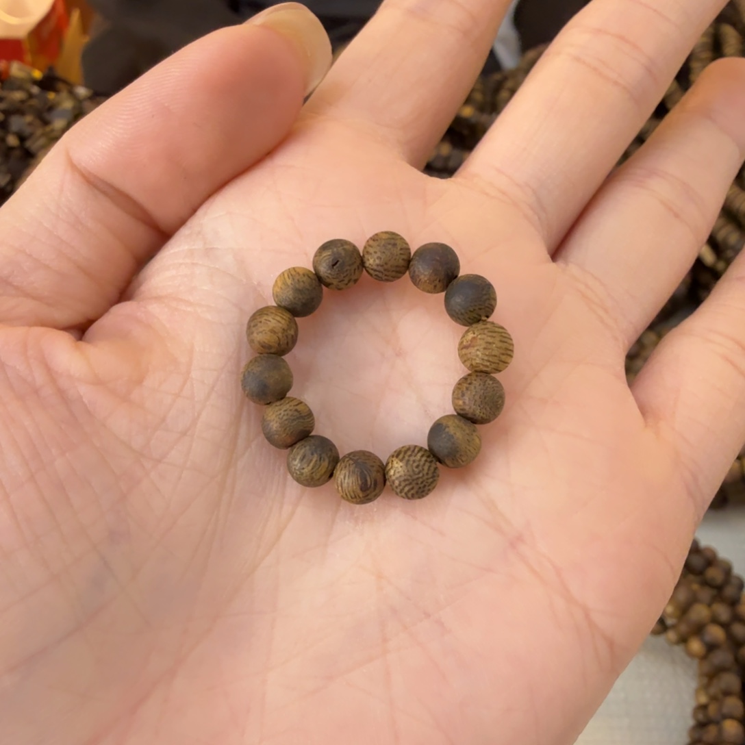 沉香碎屑沉香戒指05多样性发一