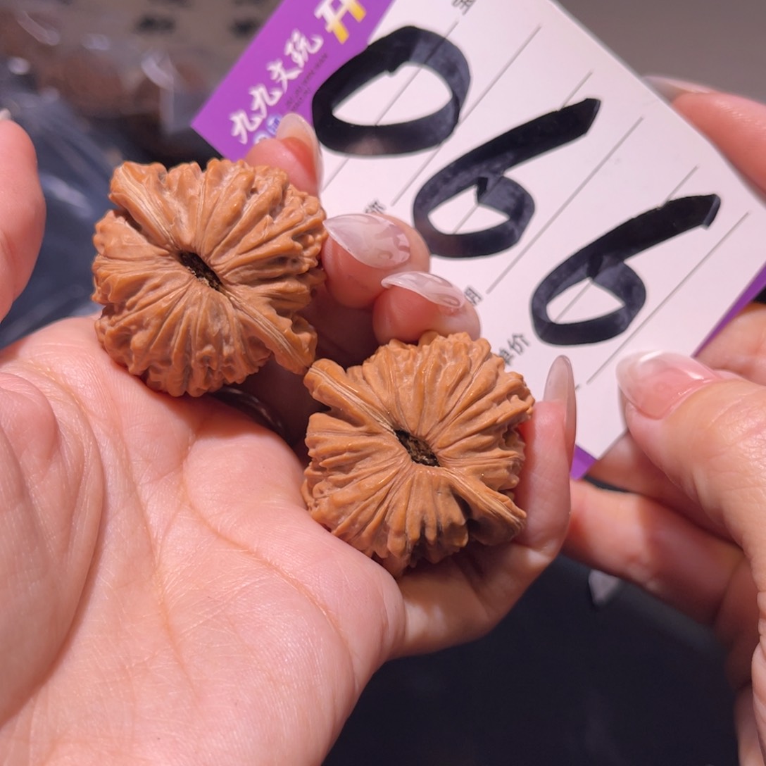 把件文玩核桃麦*兜39左右s四座楼