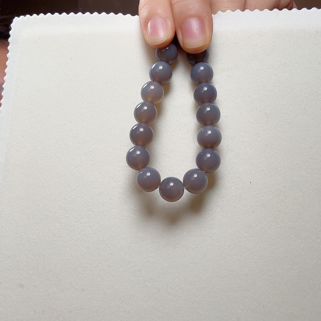 玛瑙/玉髓未镶嵌手链10mm