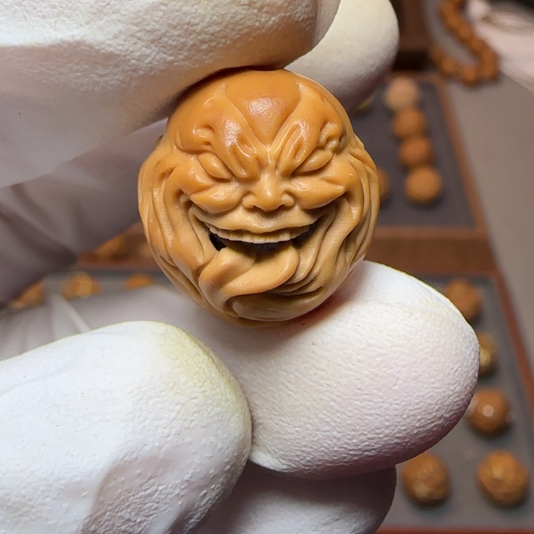 猴头核桃吊坠油线舔僧不退换