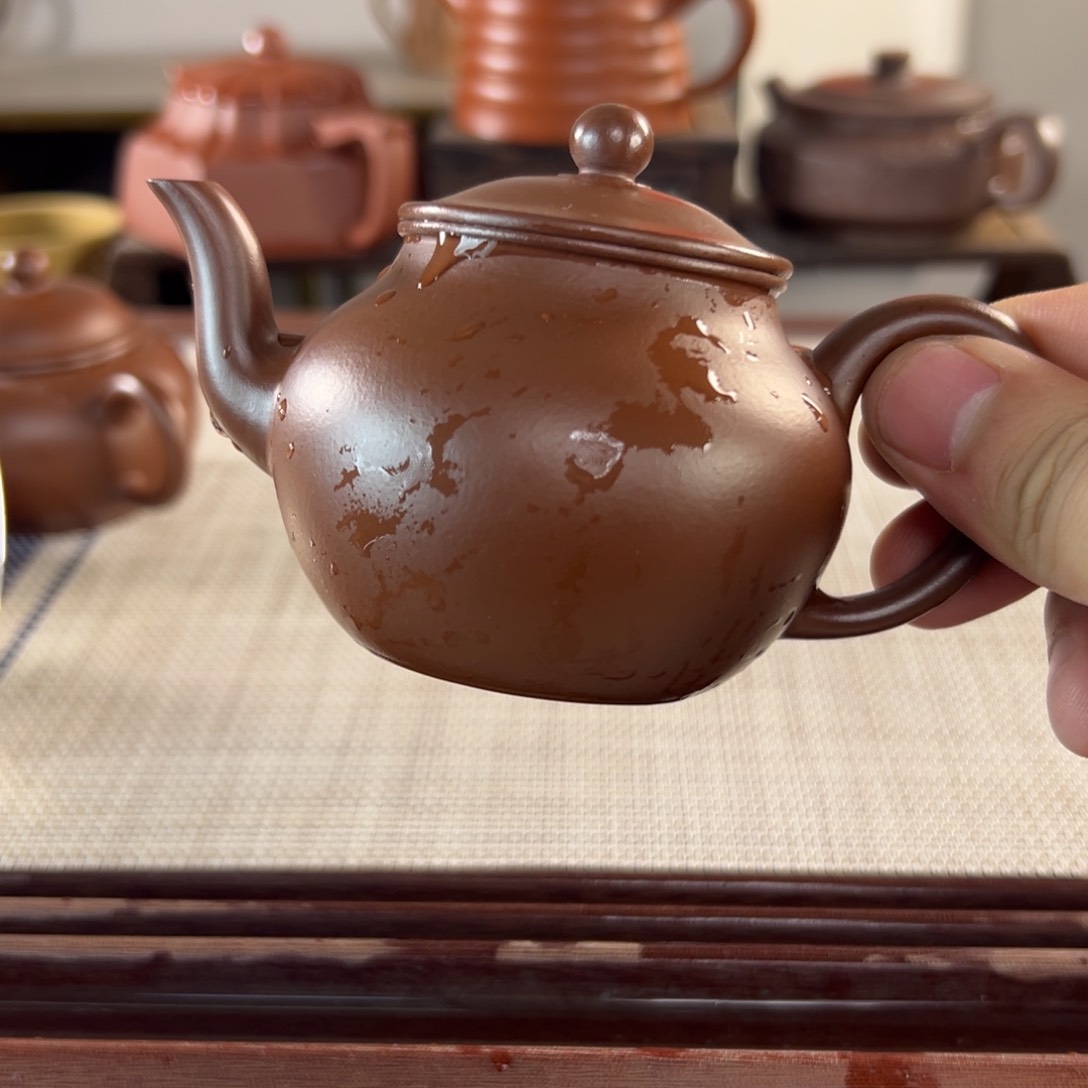 紫砂茶壶墨*爸微瑕茶壶0000