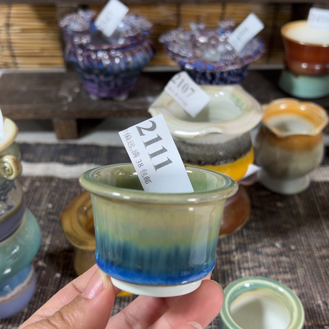 红陶景德镇手工花盆