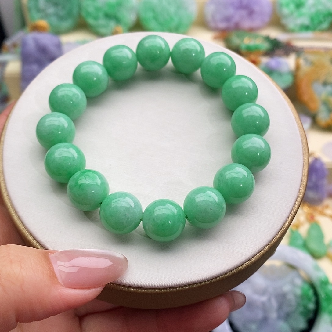 翡翠未镶嵌手串手串