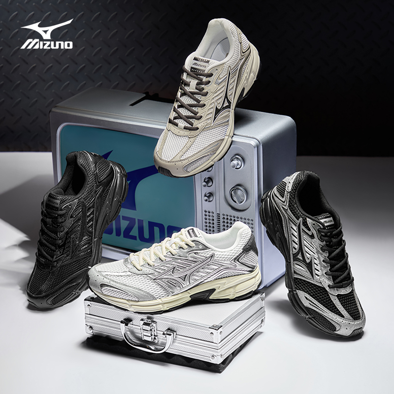 Mizuno/美津浓跑者美学复古经典薄底网面透气休闲鞋 speed 2010