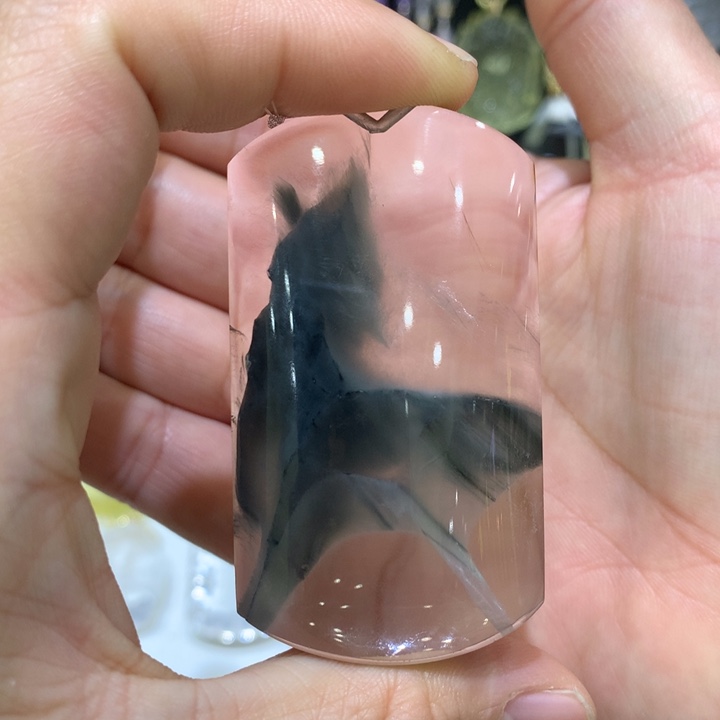 水晶颈饰未镶嵌星***天然