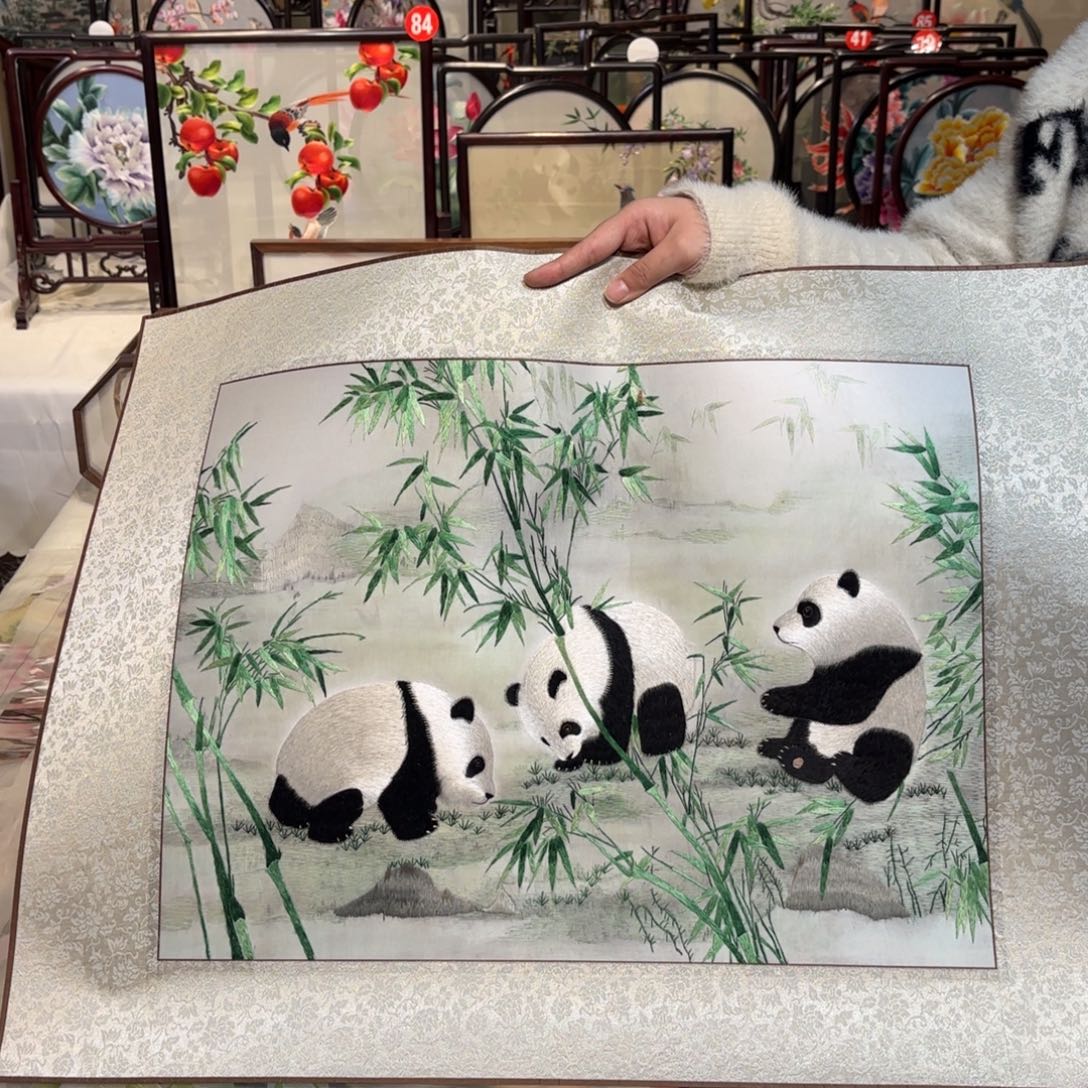 织绣纯手工非遗苏绣成品不退不换不包邮