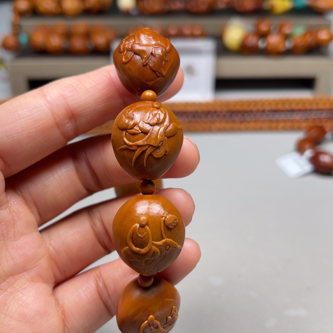 吊坠橄榄核铁核无相