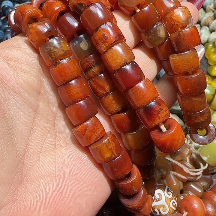 志***合玛瑙/玉髓未镶嵌颈饰