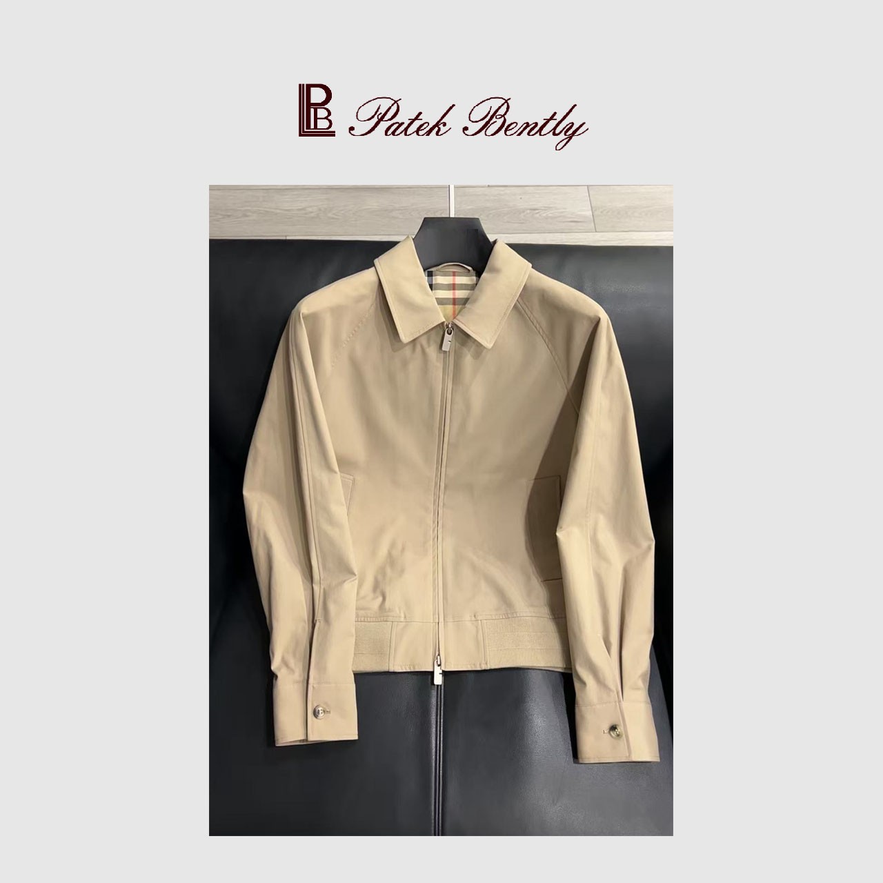 PEE-英伦格林轻奢春秋【50529翻领】短款夹克休闲男士百搭外套夹克