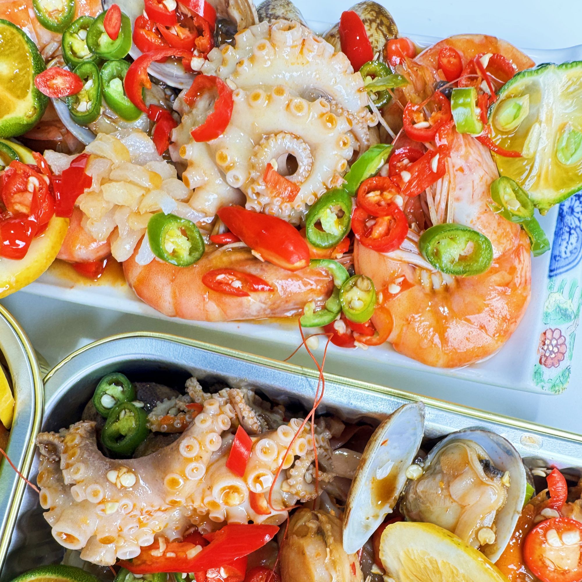 新人福利特产青岛海鲜大杂烩便捷饭午餐晚餐零食虾八爪花甲扇贝等