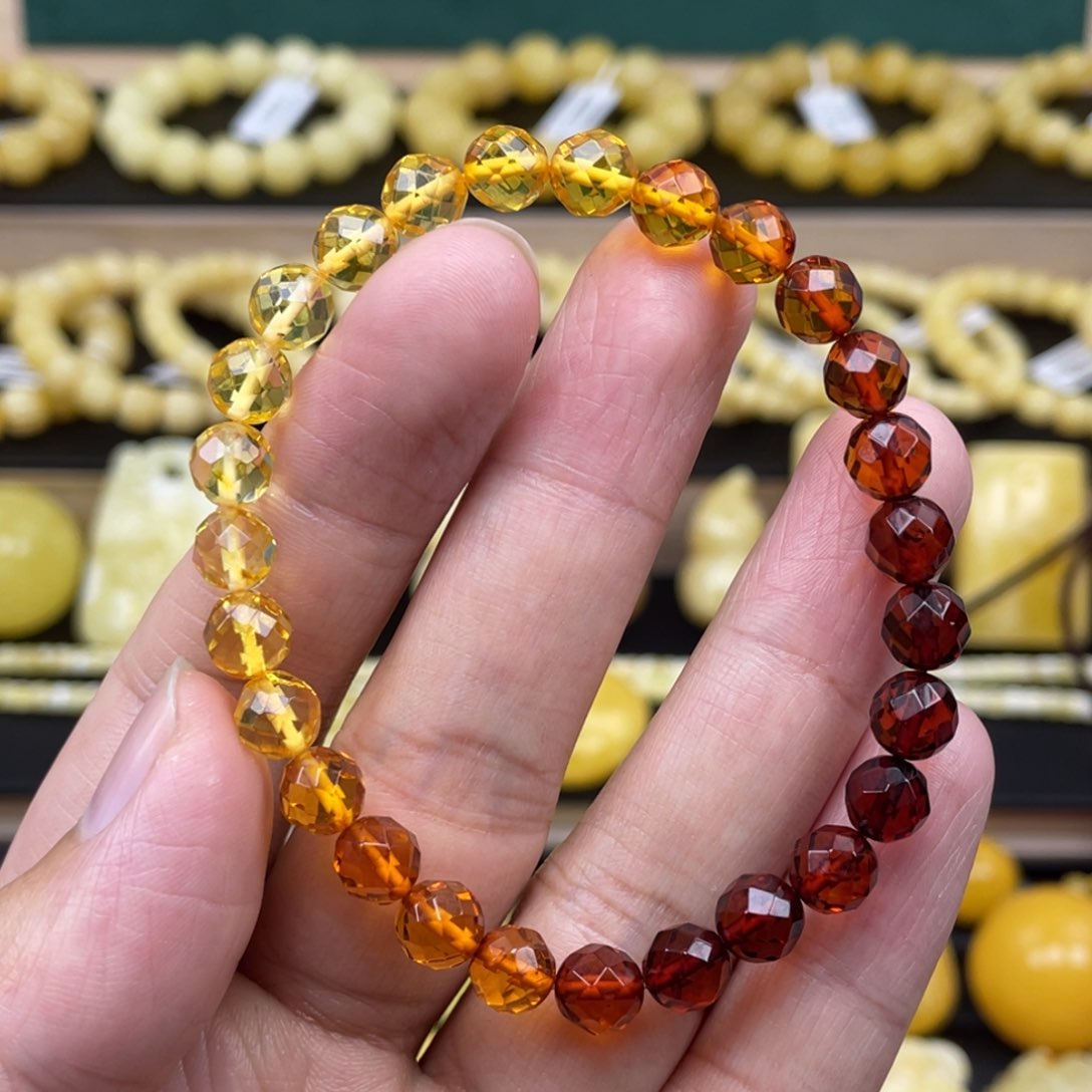 琥珀裸石未镶嵌琥珀蜜蜡