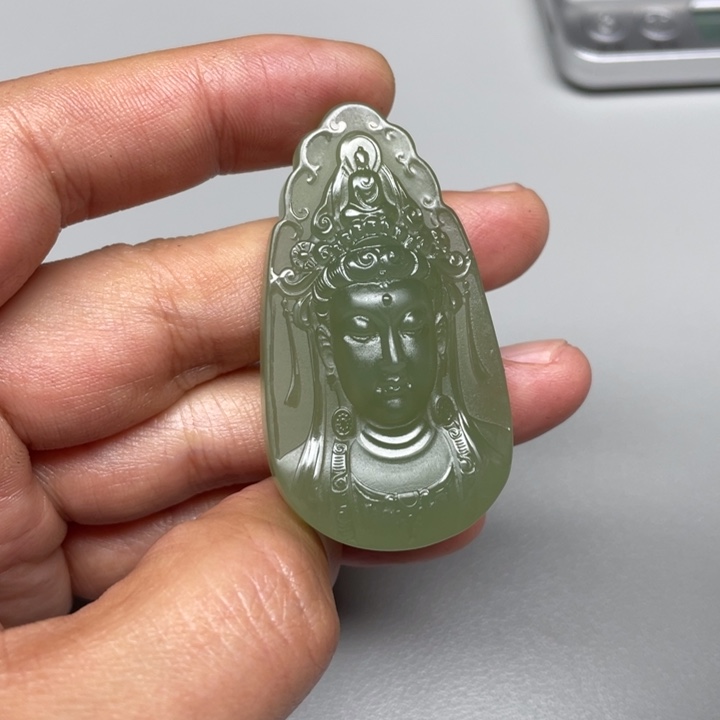 和田玉吊坠(不含链)未镶嵌藏*