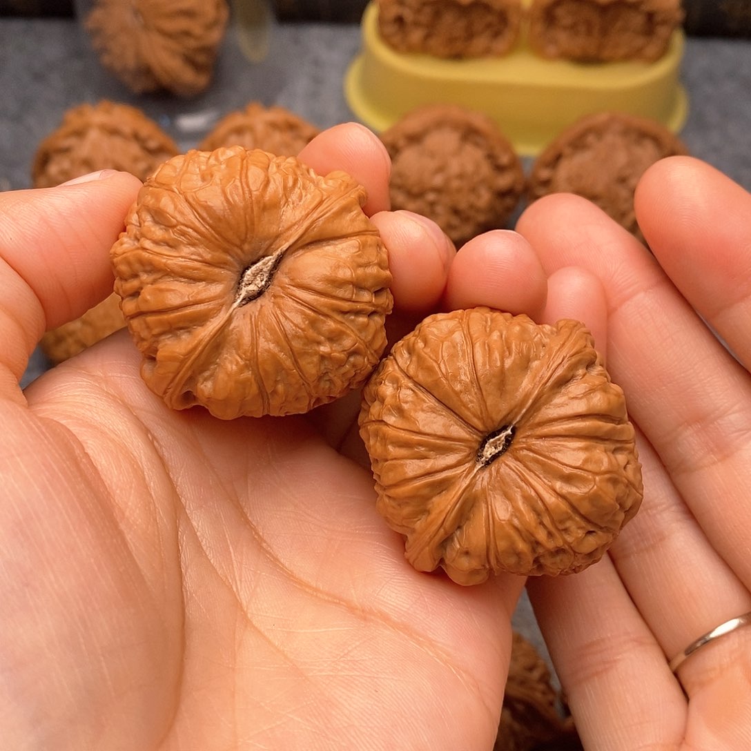 文玩核桃把件白****备南瓜40全品