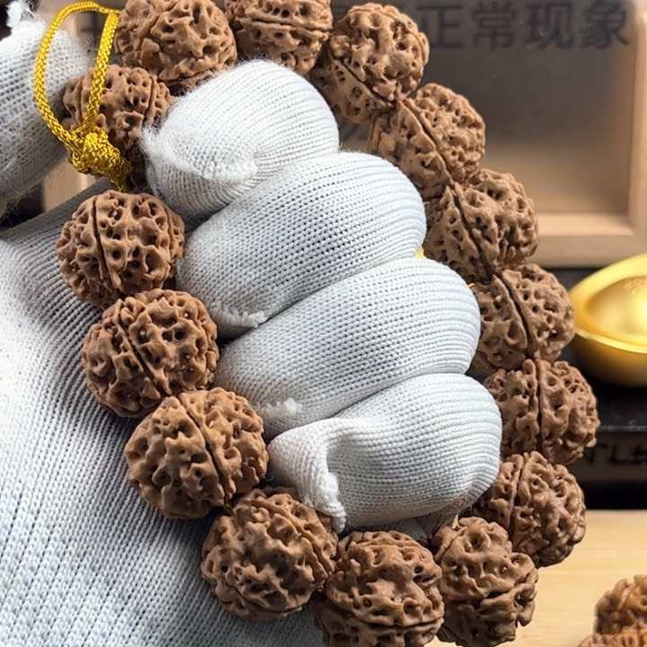 金刚菩提手串21+粗筋梅花原生态3