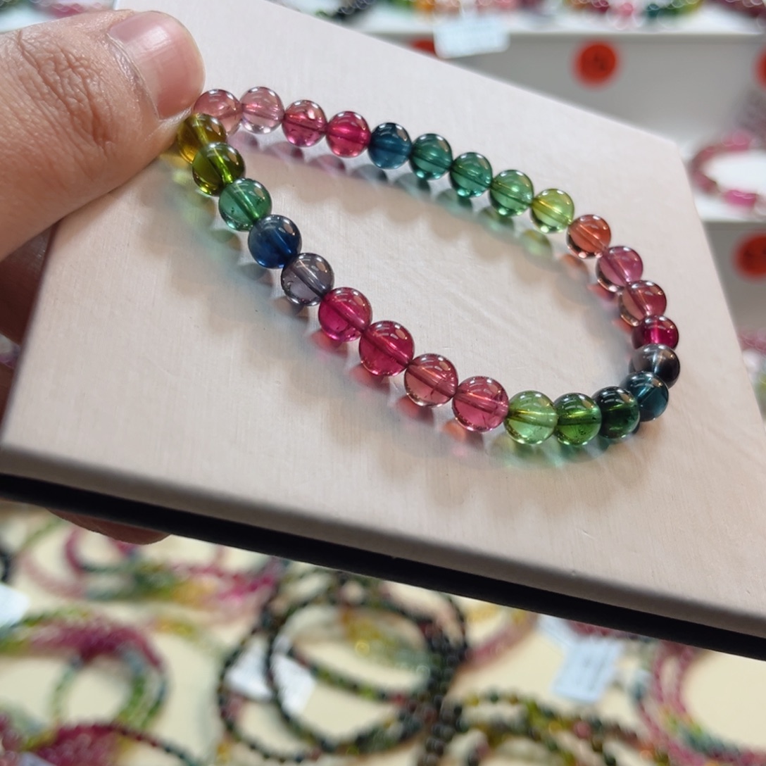 未镶嵌碧玺手链碧玺