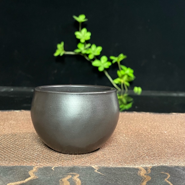 宜兴原矿紫砂朱永良石黄主人品茗杯120毫升