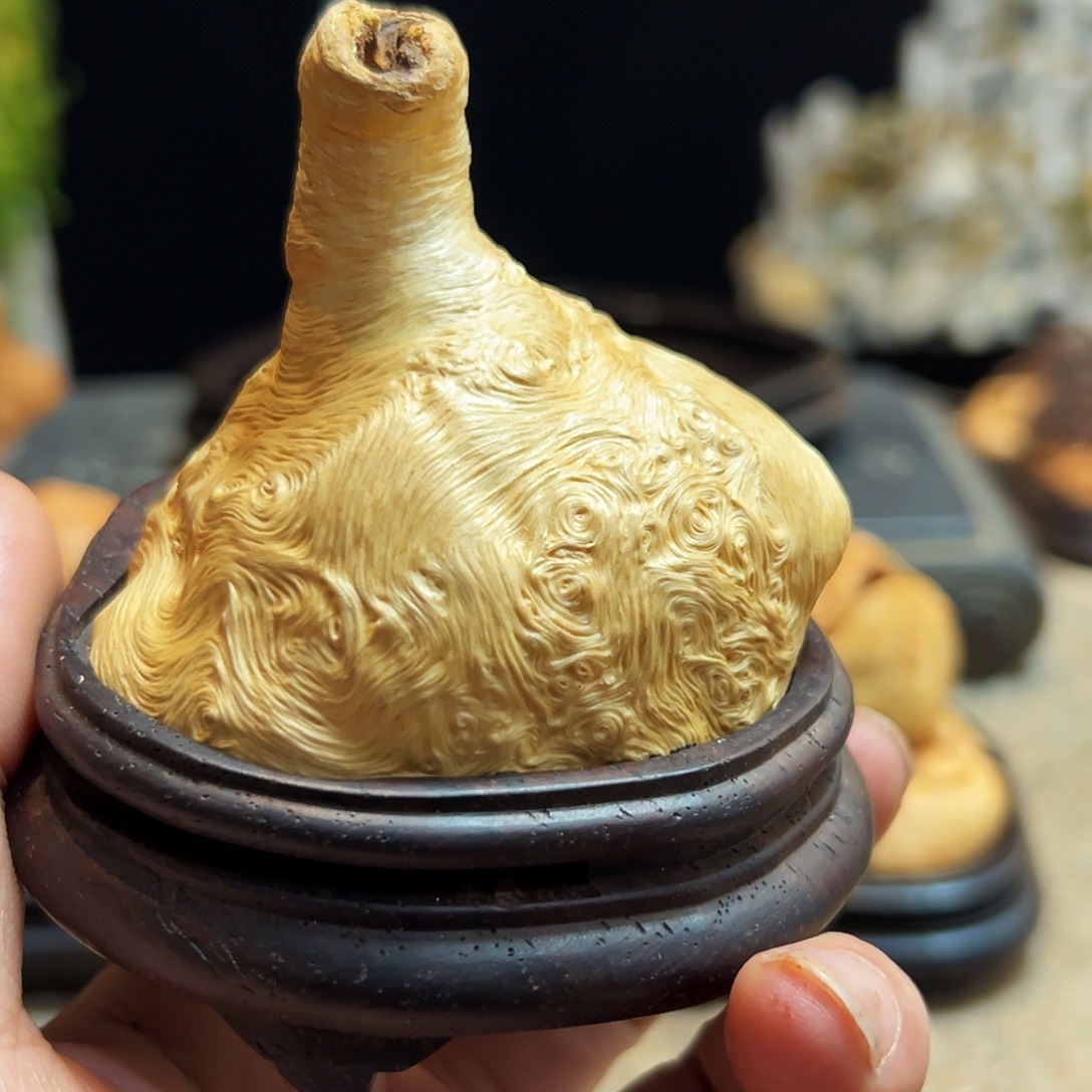 荔枝木s****e熏香成品香炉