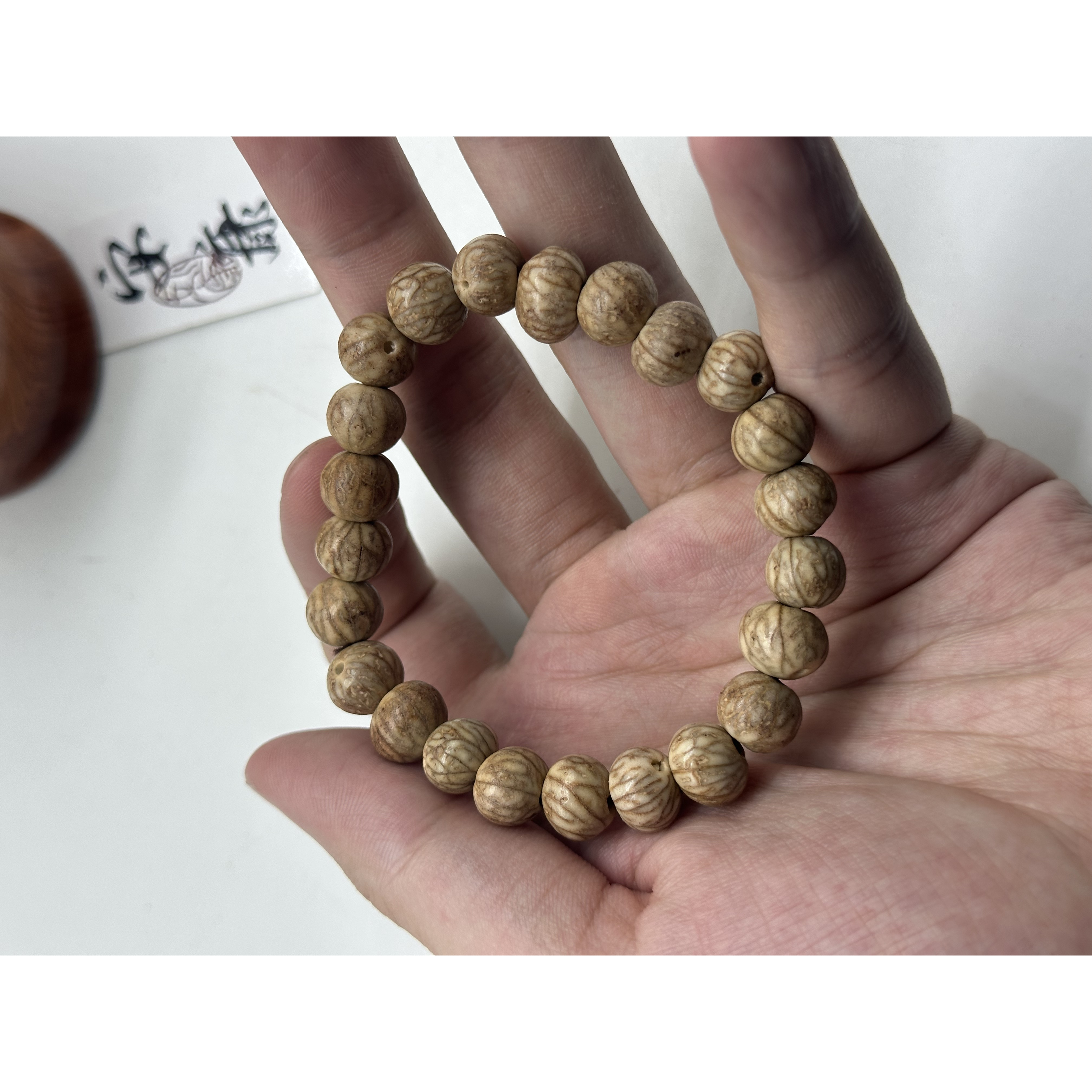 银线菩提单圈手串卡8-10无礼盒1560