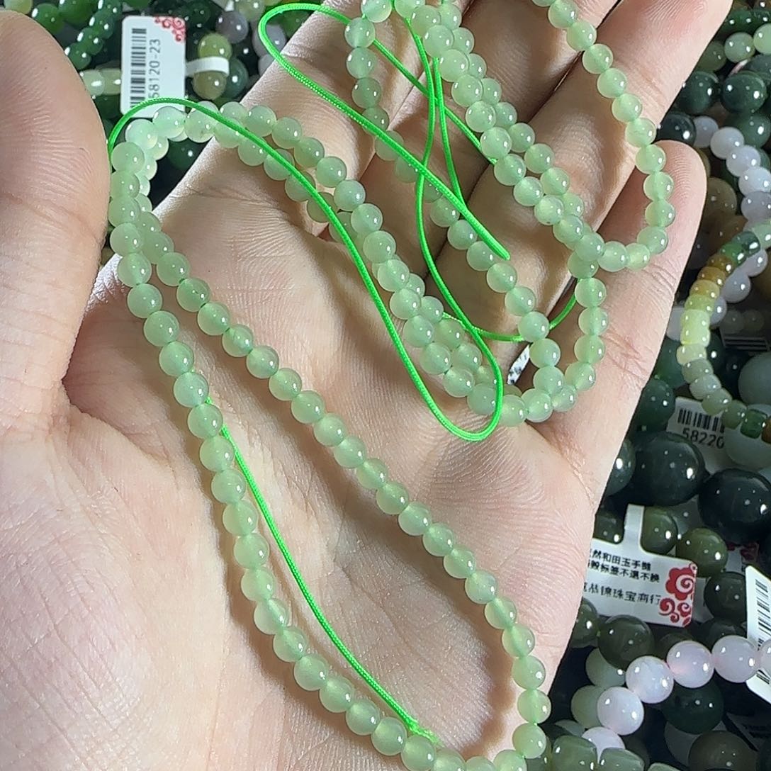 和田玉手链未镶嵌263